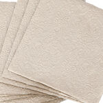 Elegance Serving Napkins Paper Square Taupe  image number 2