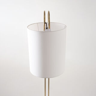 Homez Metal And Marle Floor Lamp, Gold 42*38*150Cm