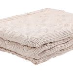 100% Cotton Knitted Throw image number 4