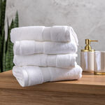 Boutique Blanche White 4 Piece Ultra Soft Hand Towel Set 50*100 Cm image number 0