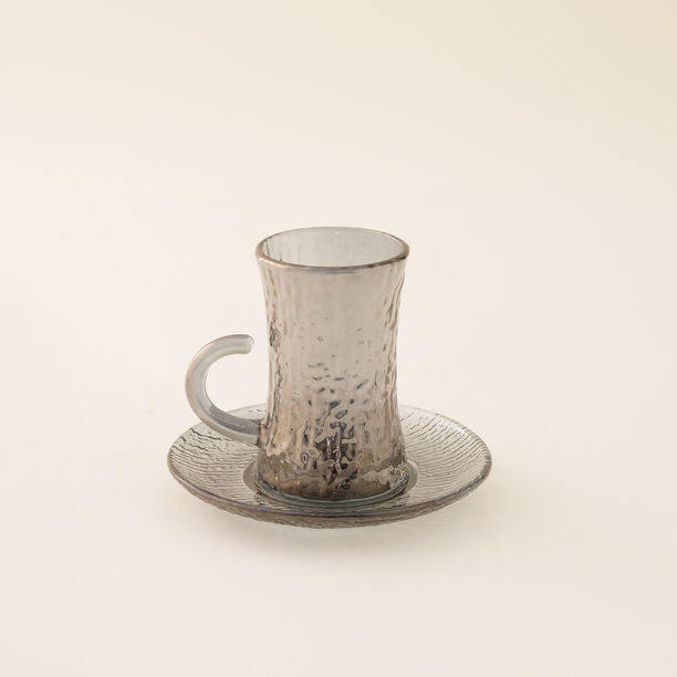 Dallaty tea set 18pcs frosted with line pattern image number 4