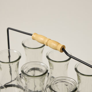 Alberto Drinking Glass Set 7 Pieces With Stand