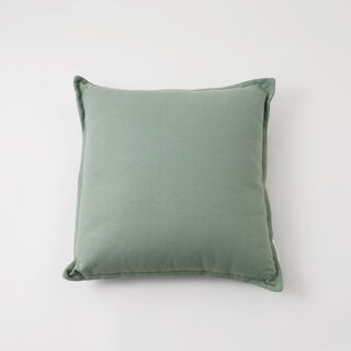 Boutique Blanche solid green cotton pillow 45*45*15cm