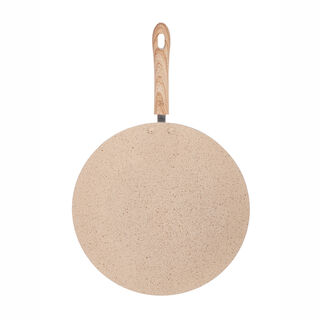 Alberto Non Stick Forged Aluminum Tawa Pan Cream Color