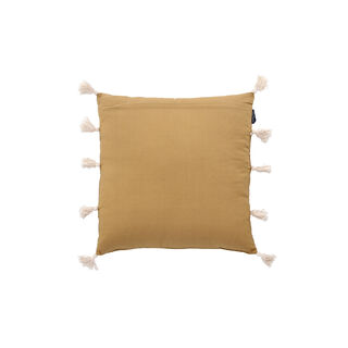 Cottage Jute Cotton Cushion 50 * 50 cm Mustard