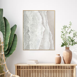 Homez sea waves on canvas in frame 80*100cm