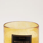 Beechwood And Citron Scented Glass Candle 1266G image number 2