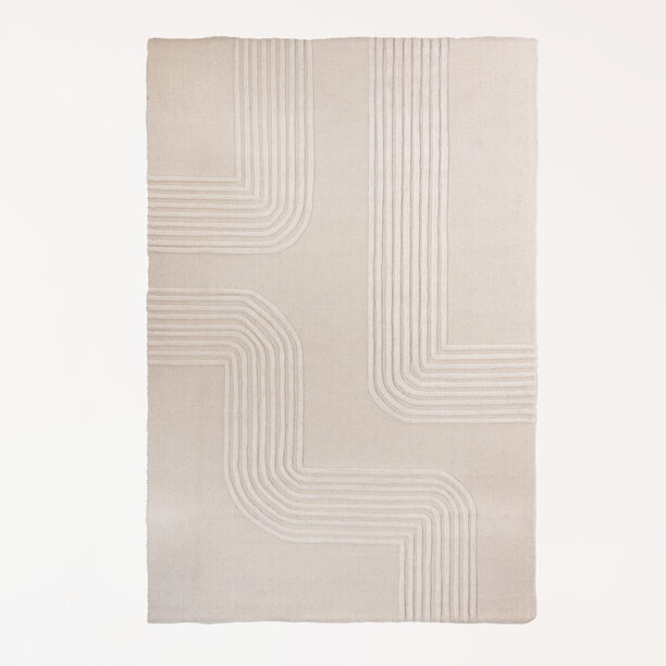 Cottage tufted beige rug 160*230cm image number 1