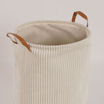 Cottage Polyester Laundry Hamper With Leather Handle 40*40*50 Cm image number 1