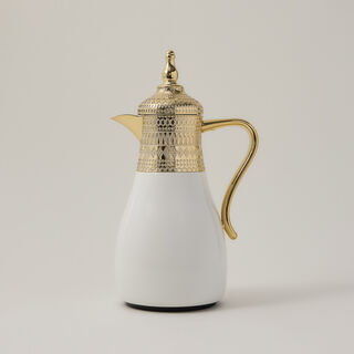 Dallaty set of 2 gold steel vacuum flask