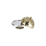 Caligraphy Dome Cake Stand With Base nickel Plated image number 2