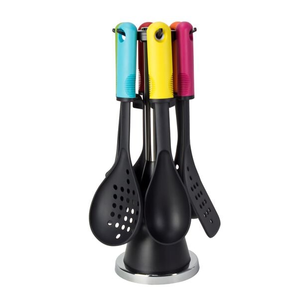 Alberto Utensil Set 6 Pieces With Stand image number 1