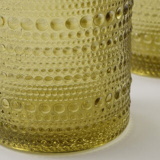 La Mesa 4 Pcs Highball Glass Set, Olive Green 8*8*10Cm