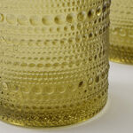 La Mesa 4 Pcs Highball Glass Set, Olive Green 8*8*10Cm image number 2