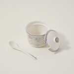 Zukhroof 28 Pieces Porcelain Tea And Coffee Set Danteel Silver Serve 6 image number 4