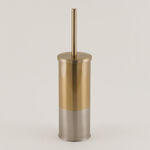 حامل فرشاة مرحاض هومز ستانلس ستيل ذهبي فاتح 40 سم image number 1