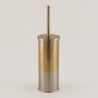 حامل فرشاة مرحاض هومز ستانلس ستيل ذهبي فاتح 40 سم