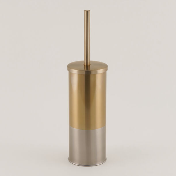 حامل فرشاة مرحاض هومز ستانلس ستيل ذهبي فاتح 40 سم image number 1