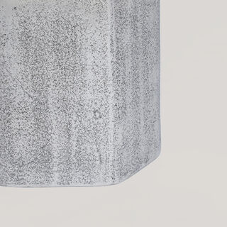 Homez Metal Side Table, Silver 48*46*52 Cm