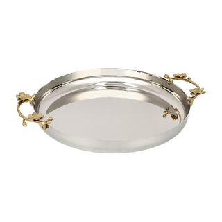1 Piece Steel Round Tray Harmony 40 cm
