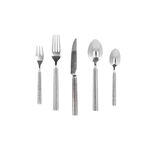 La Mesa silver stainless steel cutlery set 20 pc image number 2