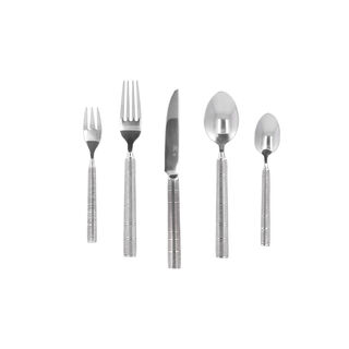 La Mesa silver stainless steel cutlery set 20 pc