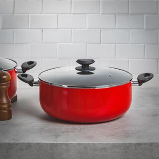 Betty Crocker Non Stick Stockpot With Glass 