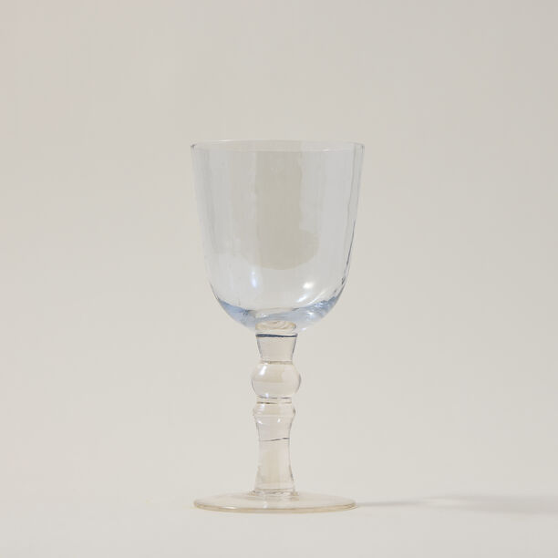 Glass Stem Goblets Cold Spot And Blue Luster image number 3
