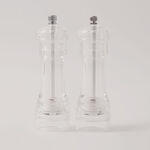 البرتو مطحنة ملح وفلفل أكريليك قطعتين 5.1*5.1*16.7 سم image number 0