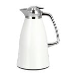 Dallaty vacuum flask chrome and white 1L image number 1