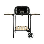 18" Square Trolly Grill In Black image number 0
