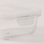  البرتو حافظة طعام زجاج مربعة 300 مل مع غطاء بفتحة تهوية image number 3