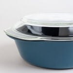 Alberto glass dark blue casserole with lid 2l image number 3