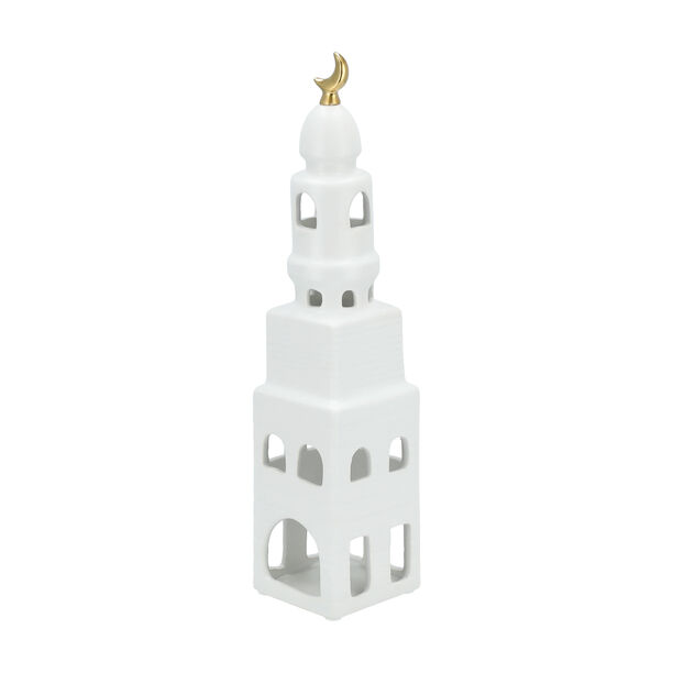 Ceramic Candle Holder 8.2*8.2*36 Cm image number 0