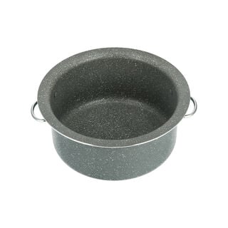 Marble Coating Casserole With Serving Lid Grey