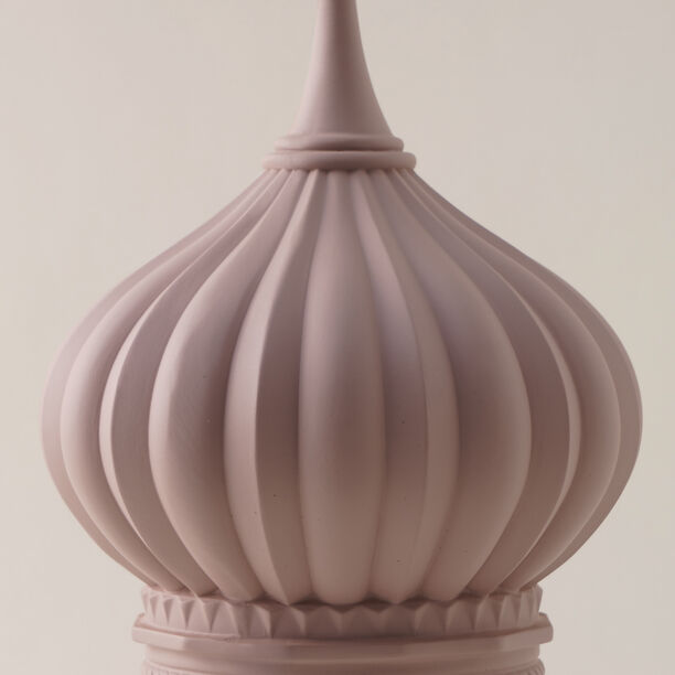 Homez Dome Shaped Ceramic Ramadan Decorative Piece, Pink18.4*18.4*30Cm image number 3