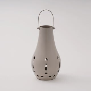 Najd Collection Metal Lantern, Beige, 15*15*32 cm