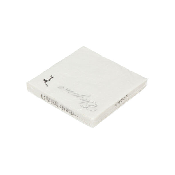 Elegance Serving Napkins Paper Square White image number 2