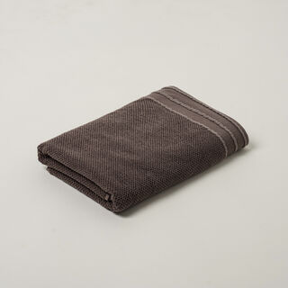 Boutique Blanche jaquard cotton bath towel, brown, 140*70cm