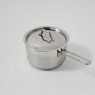 Alberto 14pcs stainless steel anett cookware set with glass lids