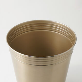  هومز سلة نفايات ستانلس ستيل، ذهبي 25*25*25 سم