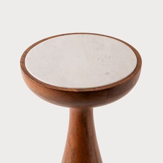 هومز طاولة مشروبات كريس، بني 25.5*25.5*56 سم