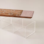 La Mesa Metal Serving Box With Lid 35*12*10Cm, Gold image number 2