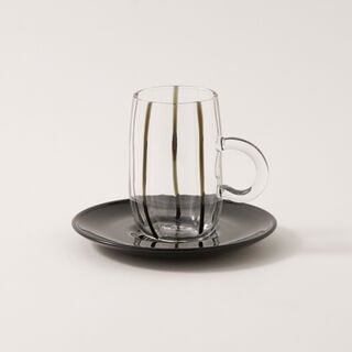 دلتي مجموعة أكواب شاي زجاج 12 قطعة