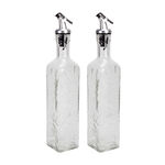 2 Pieces Glass Oil And Vinegar Set image number 1