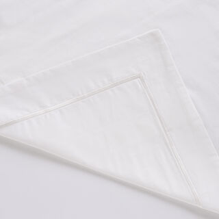 Boutique Blanche Duvet Cover Set 100% Cotton 400Tc Egyptian Super King White 260*240 Cm