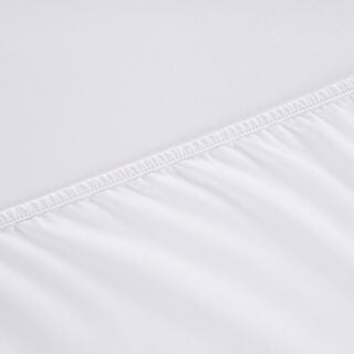 Boutique Blanche Fitted Sheet 100% Egyptian Cotton 400Tc King, White 180*200 Cm