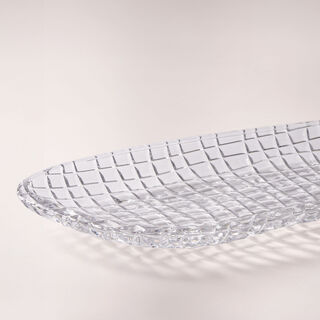 La Mesa triangle glass plate 44*17*3 cm