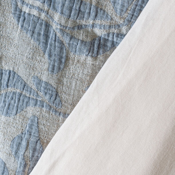 Boutique blanche cotton jacquard 3pc super king comforter set, 250*260cm, blue image number 2