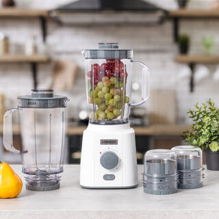 Blender: Extra Jar 650 Watts 3 Speed Plus Pulse 2L White